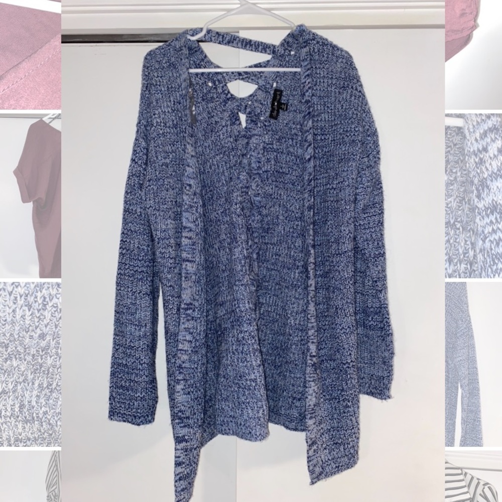 NWOT Blue Cardigan